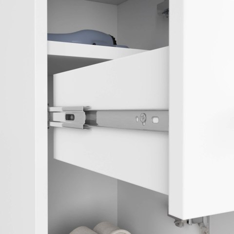 SZAFKA ŁAZIENKA FIN SŁUPEK 30 2D 1SZ 85cm PK BIAŁY