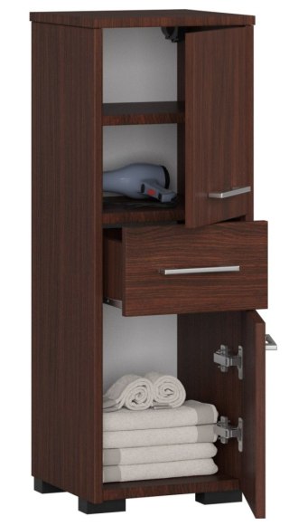 SZAFKA ŁAZIENKA FIN SŁUPEK 30 2D 1SZ 85cm VENGE