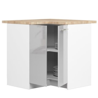 Szafka OLIWIA S90/90 + BLAT BIAŁA / METALIK POŁYSK