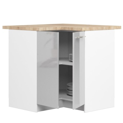 Szafka OLIWIA S90/90 + BLAT BIAŁA / METALIK POŁYSK