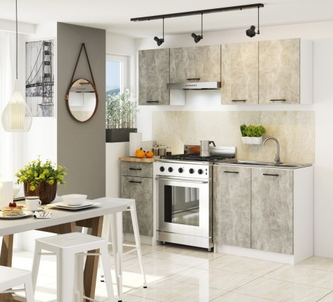 Szafka OLIWIA W60 H580 BIAŁA / BETON