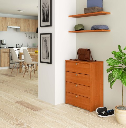 Szafka na buty 4 uchylne drzwiczki 60 cm - olcha