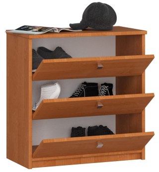 Szafka na buty MINI 3 uchylne drzwiczki 60 cm - olcha
