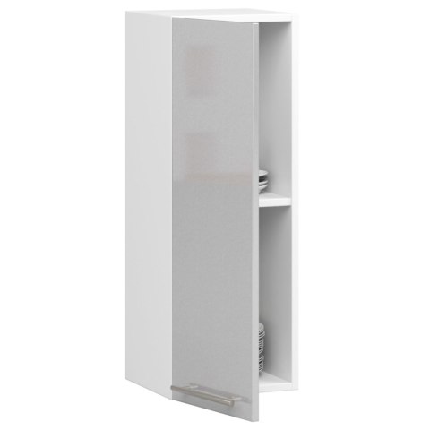 WISZĄCA SZAFKA KUCHENNA OLIWIA W 30cm BIAŁA-METALIK POŁYSK H720