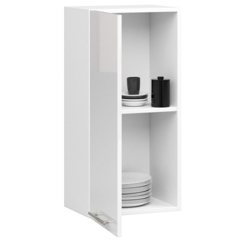WISZĄCA SZAFKA KUCHENNA OLIWIA W 40cm BIAŁA-BIAŁY POŁYSK H720