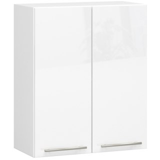 WISZĄCA SZAFKA KUCHENNA OLIWIA W 60cm BIAŁA-BIAŁA POŁYSK H720