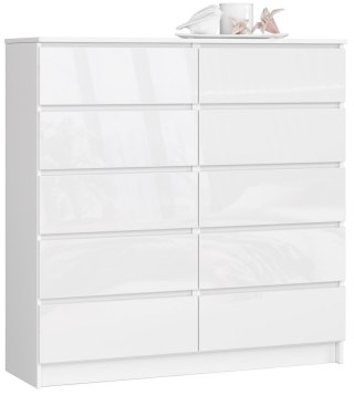 KOMODA K120 10SZ CLP PK BIAŁY POŁYSK