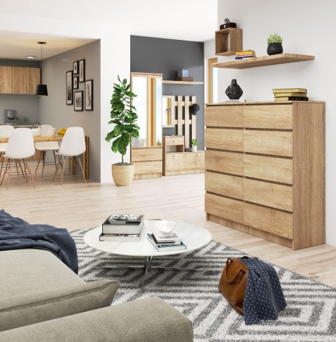 KOMODA K120 10SZ CLP PK DĄB SONOMA