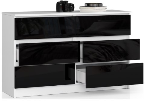 KOMODA K120 6SZ CLP PK CZARNY POŁYSK