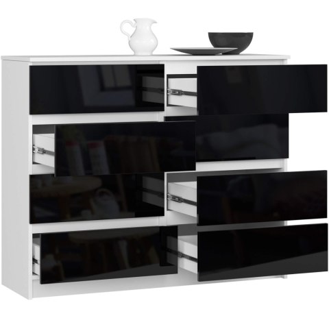 KOMODA K120 8SZ PK CZARNY POŁYSK