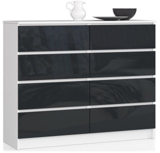 KOMODA K120 8SZ PK GRAFIT POŁYSK