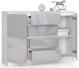 KOMODA K140 2D 4SZ CLP METALIK POŁYSK