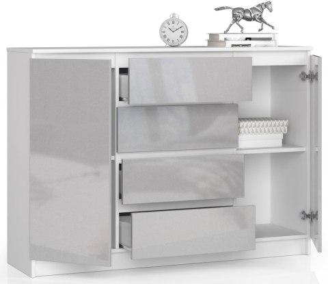 KOMODA K140 2D 4SZ CLP METALIK POŁYSK