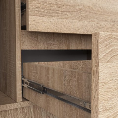 KOMODA K140 2D 4SZ CLP PK DĄB SONOMA