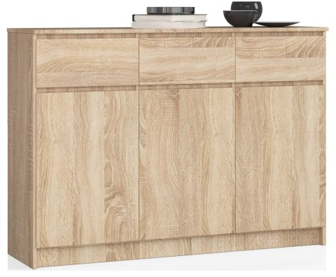 KOMODA K140 3D 3SZ CLP PK DĄB SONOMA