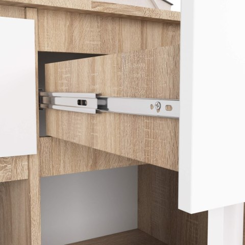 KOMODA K140 3D 3SZ CLP PK SONOMA / BIAŁA