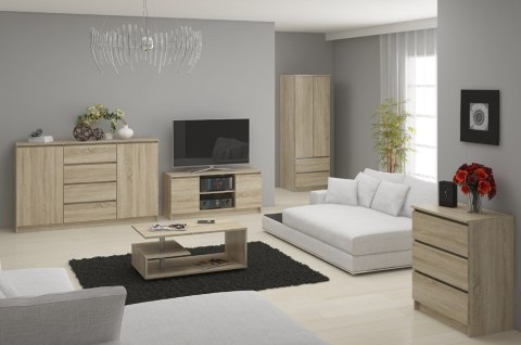 KOMODA K140 6SZ CLP DĄB SONOMA