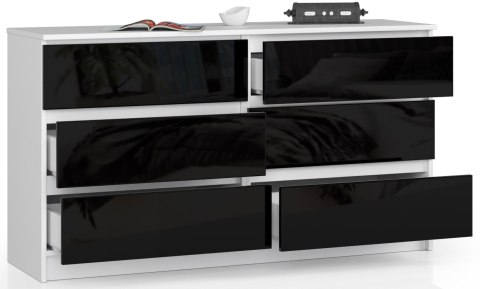 KOMODA K140 6SZ CLP PK CZARNY POŁYSK