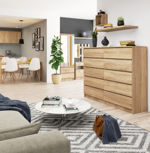 KOMODA K160 10SZ CLP PK DĄB SONOMA