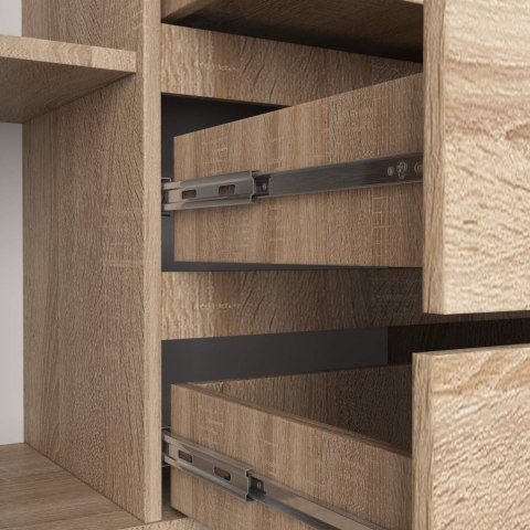 KOMODA K160 2D 4SZ CLP PK DĄB SONOMA