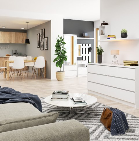 KOMODA K160 6SZ CLP PK BIAŁA