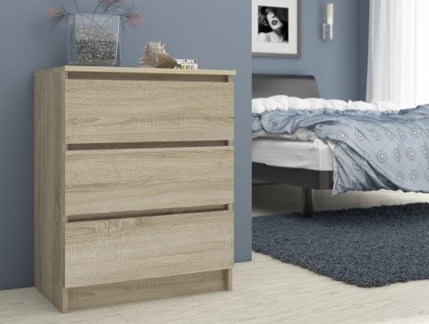 KOMODA K60 3SZ CLP PK DĄB SONOMA