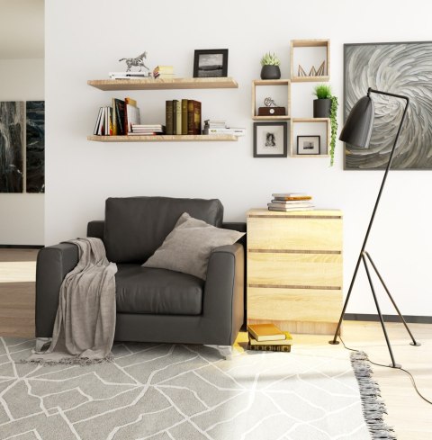 KOMODA K60 3SZ CLP PK DĄB SONOMA