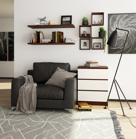 KOMODA K60 3SZ CLP VENGE / BIAŁA