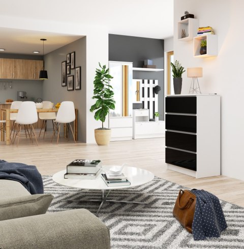 KOMODA K60 4SZ CLP PK CZARNY POŁYSK