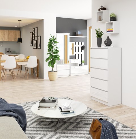 KOMODA K60 5SZ CLP PK BIAŁY POŁYSK