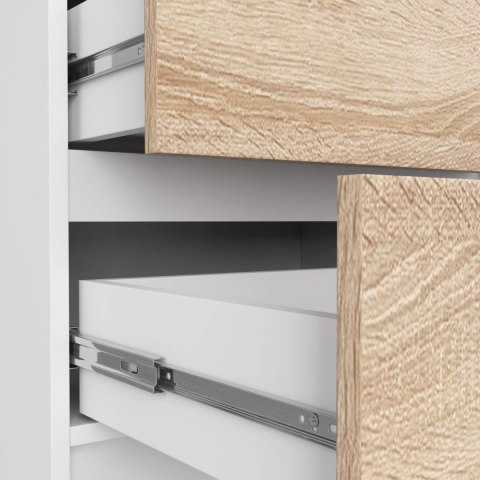 KOMODA K60 5SZ CLP PK BIAŁY / SONOMA