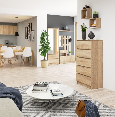 KOMODA K60 5SZ CLP PK DĄB SONOMA