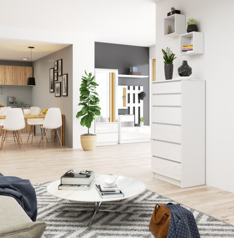 KOMODA K60 6SZ CLP PK BIAŁY POŁYSK