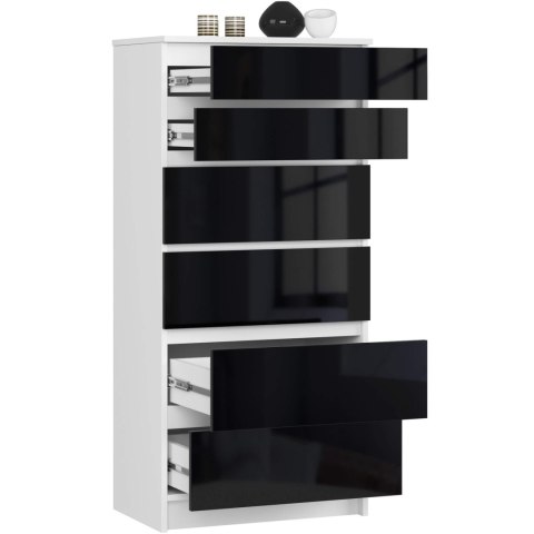 KOMODA K60 6SZ CLP PK CZARNY POŁYSK