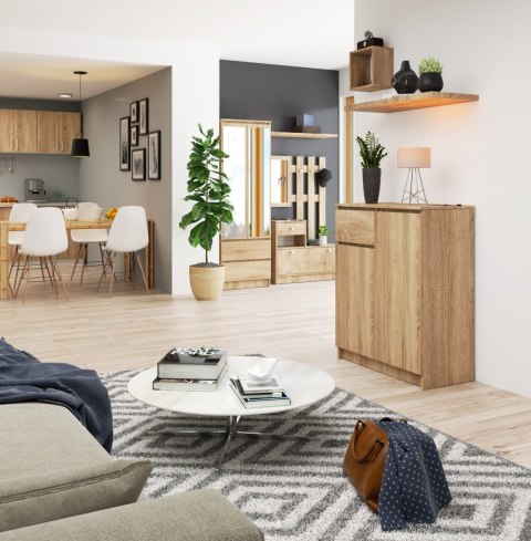 KOMODA K80 2D 1SZ CLP PK DĄB SONOMA