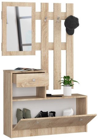 ZESTAW MEBLI NA PRZEDPOKÓJ DĄB SONOMA