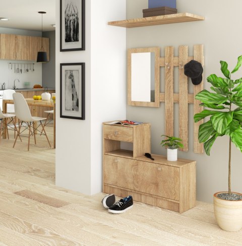 ZESTAW MEBLI NA PRZEDPOKÓJ DĄB SONOMA