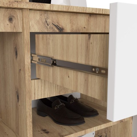 ZESTAW NA PRZEDPOKÓJ ENTRO PK DĄB ARTISAN / BIAŁY